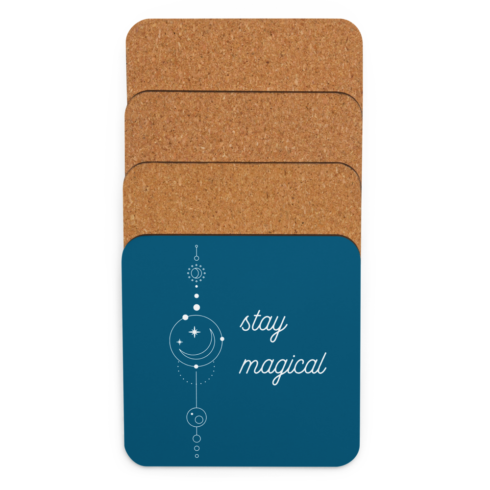 Stay Magical Cork-back Coaster